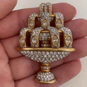 Swarovski Fountain Brooch